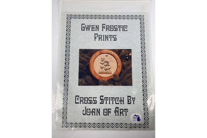 Gwen Frostic Prints CROSS STITCH LIFE IS PRESENT Joan of Art Pattern Picture
