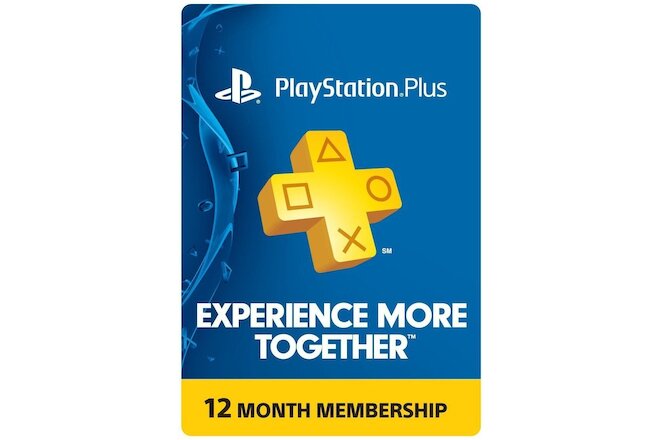 PlayStation PLUS Membership CARD Subscription 1 Year 12 Month Canada Only