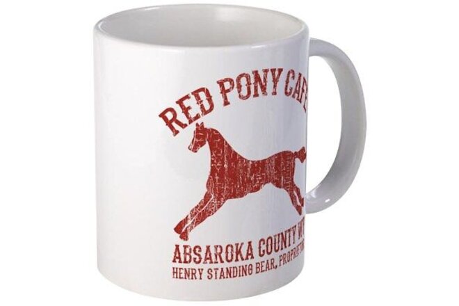 11oz mug Longmire Red Pony Cafe - Ceramic Printed Coffee Tea Cup Gift