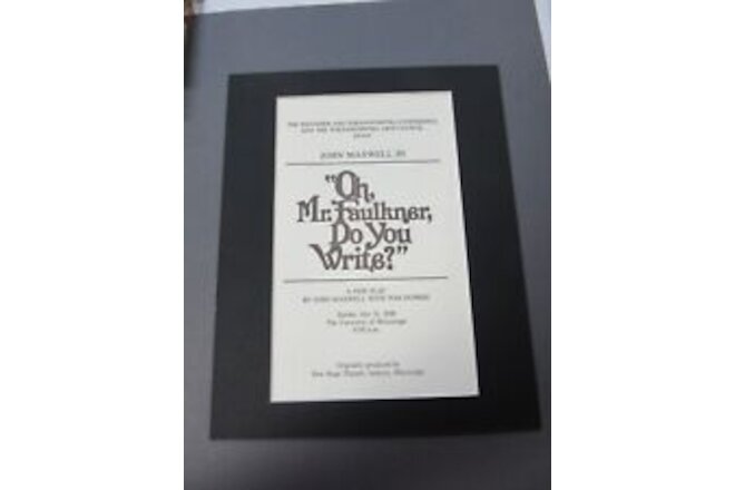 Picture Framing Mat for Playbill 11x14 BLACK Single mats SET OF 24