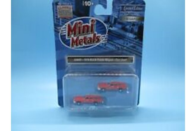 CLASSIC METAL WORKS N SCALE 1976 BUICK ESTATE WAGON - FIRE CHIEF/EMS UNIT - NEW!