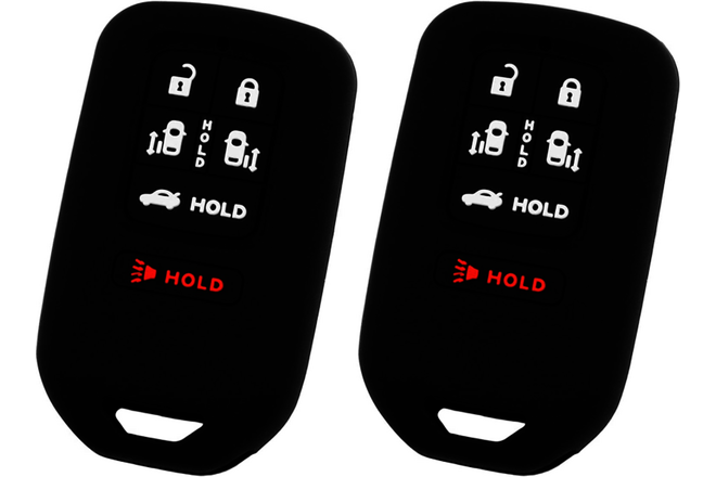 Keyguardz Keyless Entry Remote Car Smart Key Fob Shell Cover Rubber Case for Hon