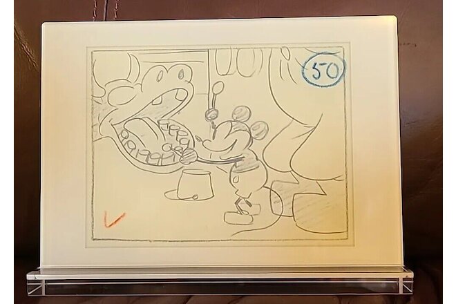 Orignal Mickey Mouse Sketch (Steamboat Willie, 1928)