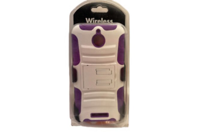 Sonne Holster Case with Kickstand for HTC Desire 510, White/Purple