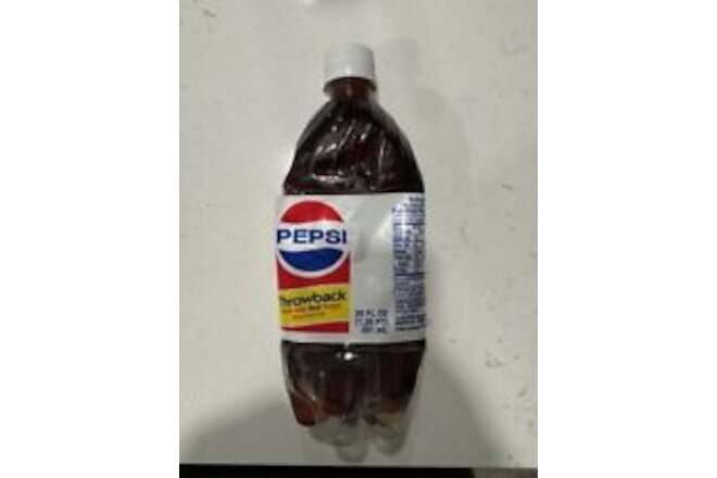 Pepsi Throwback 2010 20 Oz Sealed Bottle EXPIRED