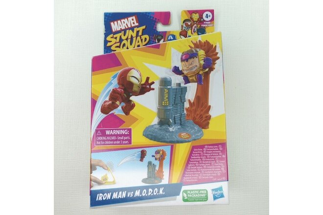 Hasbro Marvel Stunt Squad Iron Man Vs. M.O.D.O.K. Playset New