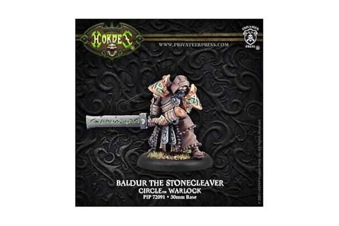 Privateer Press Hordes Mk III Baldur the Stonecleaver (2016 Ed) Pack New