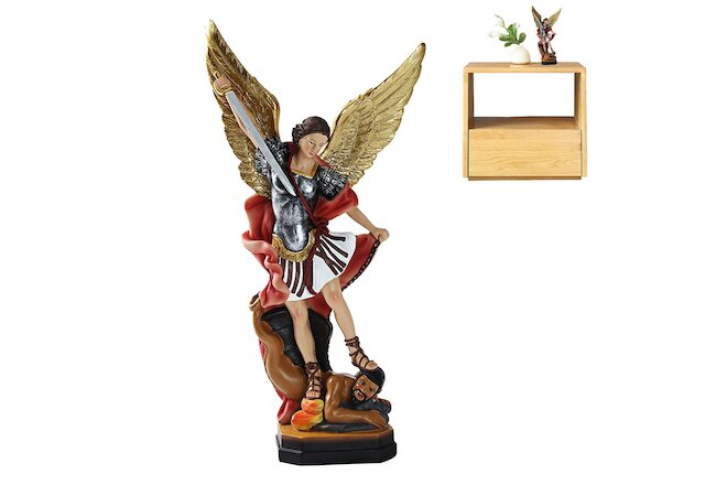 Archangel Statue Michael Statue San Miguel Arcangel Imagen Religious Gift