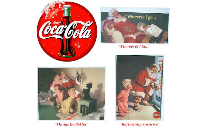 Coca Cola Coke Three Limited Edition Lithograph, only 200 of each produced - NEW