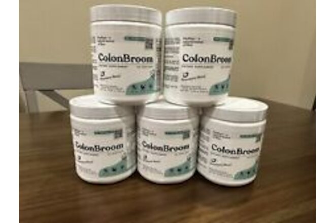 5 Containers: NEW SEALED Colon Broom Strawberry Flavor 60 Servings Exp. 5/2025