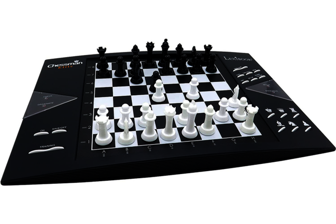 Chessman® Elite Interactive Electronic Chess Game +, 64 Levels of Difficulty, Le