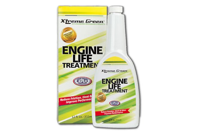 Xtreme Green ENGINE LIFE TREATMENT Turns Motor Oil into Super Motor Oil 12 fl oz