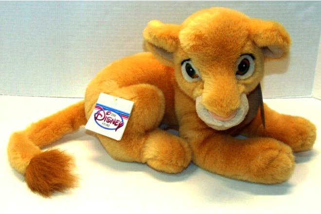 DISNEY STORE 14" Plush YOUNG NALA CUB The LION KING Stuffed Toy Animal NEW TAGS