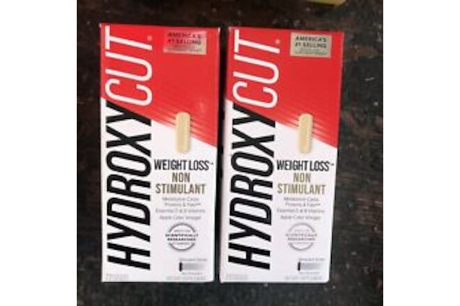 Lot of 2 HYDROXYCUT Non-Stimulant Weight Loss Supplement 144 Capsules Total