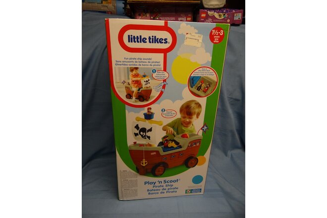 LITTLE TIKES PLAY AND SCOOT PIRATE SHIP