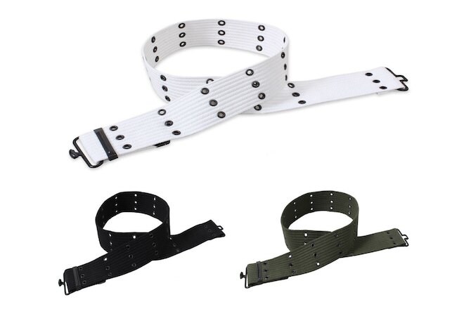 Military Pistol Belt With Metal Buckle 42" Cotton Rothco