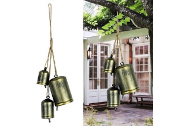 Vintage Bell Retro Bells Hanging Door Decor Bell Set of 3 Mother Birthday Gift G