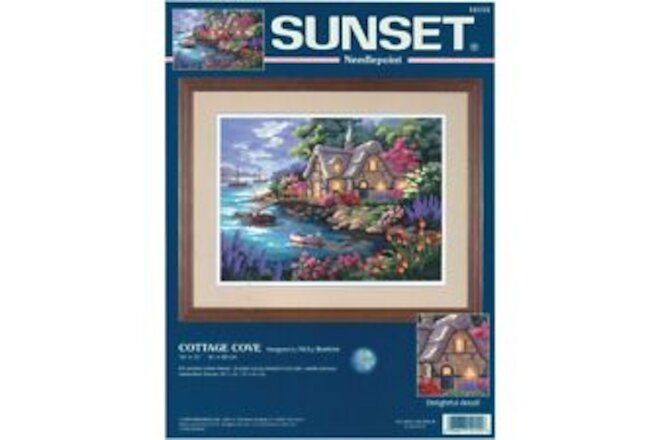 Dimensions Needlepoint Kit Cottage Cove 16'' x 12''