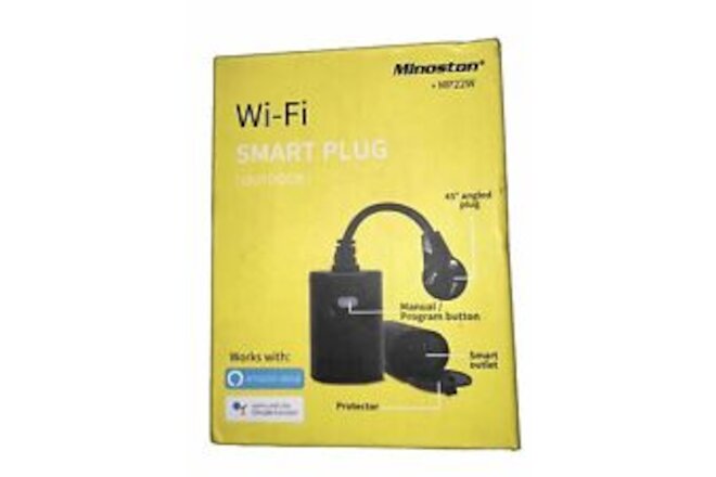 Minoston MP22W Outdoor Wi-Fi Smart Plug 120v 15amp- NEW!