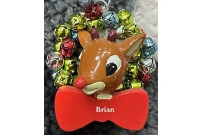 Rudolph the Red Nosed Reindeer Named Ornaments Brian