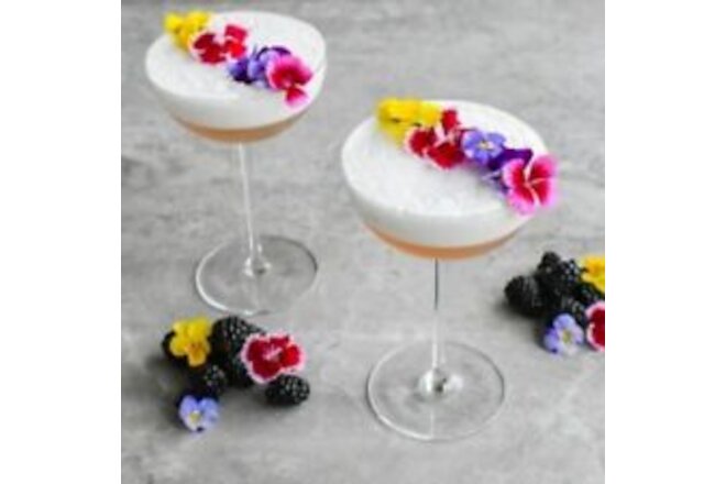 FRESH EDIBLE FLOWERS: Free Overnight, 150 Micro Blooms, Drink Garnish, Ice Cubes