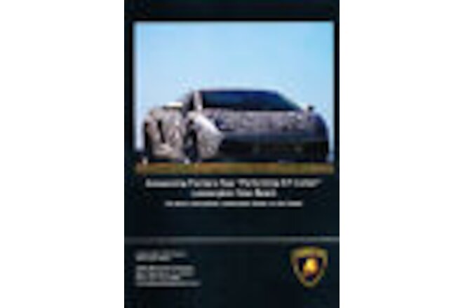 2008 Lamborghini Gallardo - Artwork - Classic Vintage Advertisement Ad PE99