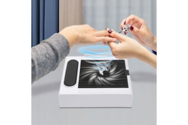 80W Salon Nail Art Suction Dust Collector  Fan Cleaner Manicure Machine