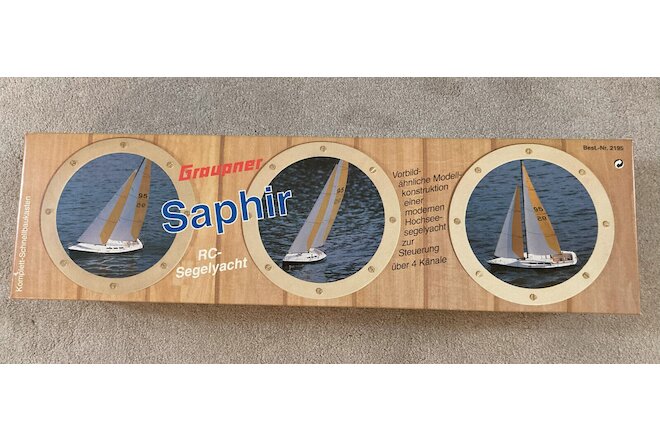NEW Huge Graupner Saphir sail boat model kit for RC w/extras NIB