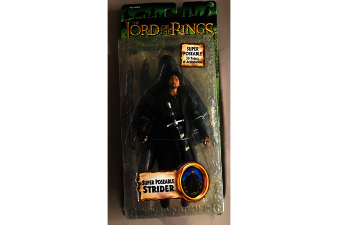 The Lord Of The Rings Strider Aragorn Super Poseable Fellowship of the Rings NEW