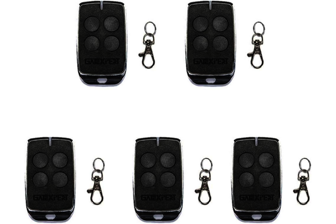 Remote Control for Sliding Gate Opener 4 Buttons Switch with Keychain Battery 43