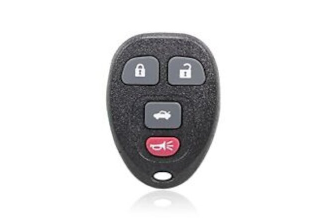 Replacement Remote Car Key Fob 4 Buttons OUC60270 for Chevy Impala 2006-201