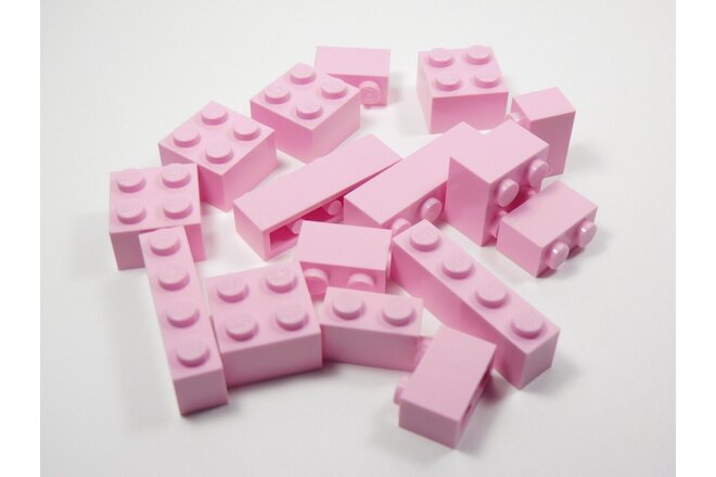 LEGO 16 Pink Bricks 1x2 2x2 1x4 J12