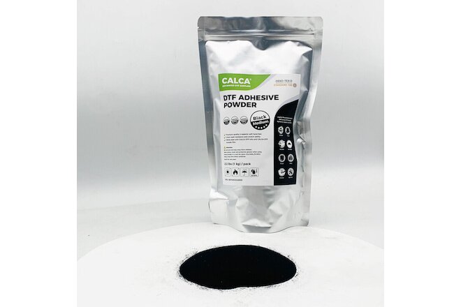 1kg DTF Powder Direct to Film Adhesive Hot Melt Powder Adhesive Black Powder