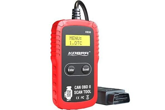 Kobra Newest Version OBD2 Scanner Car Code Reader - Universal Auto OBD Car Di...