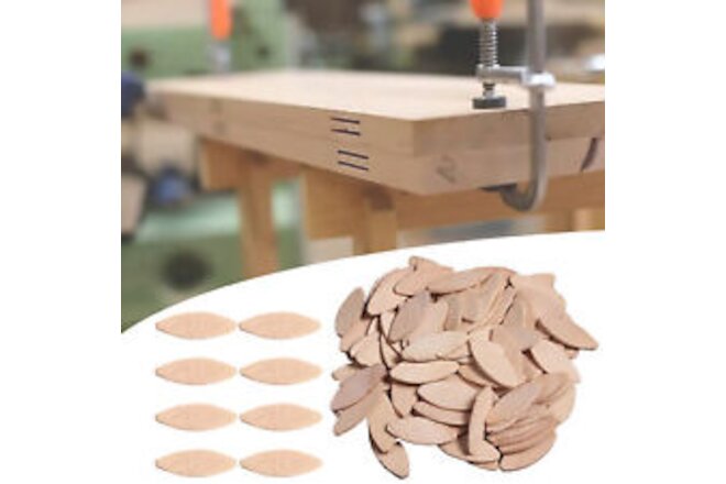 100pcs Joiner Biscuits Good Adhesion Performance Strong Compressive Ability