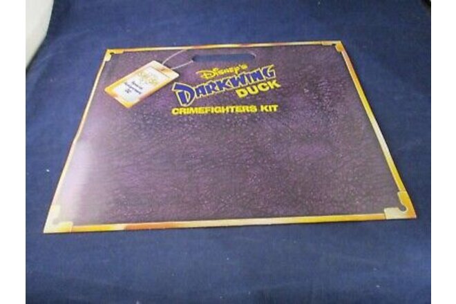 Disney's Darkwing Duck Crimefighters Kit Pizza Hut Promo w/ Coder + Poster