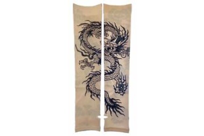 Rocco & Piper UV Protection Garden Hiking Sports Dragon Tattoo Arm Sleeve