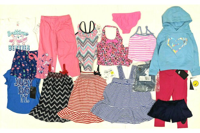 Nike Carters Toddler Girls 17 Piece Clothing Set - 2T/3T - New with tags