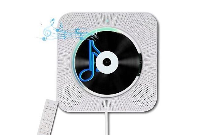 Portable Wall Mounted Cd Player With Bluetooth Mountable Cd Music Player Builtin