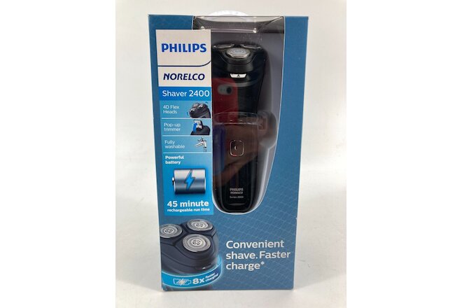 Philips Norelco Rechargeable Shaver 2400 w/Pop Up Trimmer #S1332/81