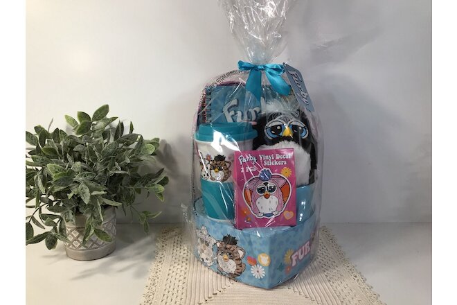 FURBY GIFT BASKET~ NEW~ SEALED~ Original Limited Edition ~ 2024 ~ SUPER CUTE!