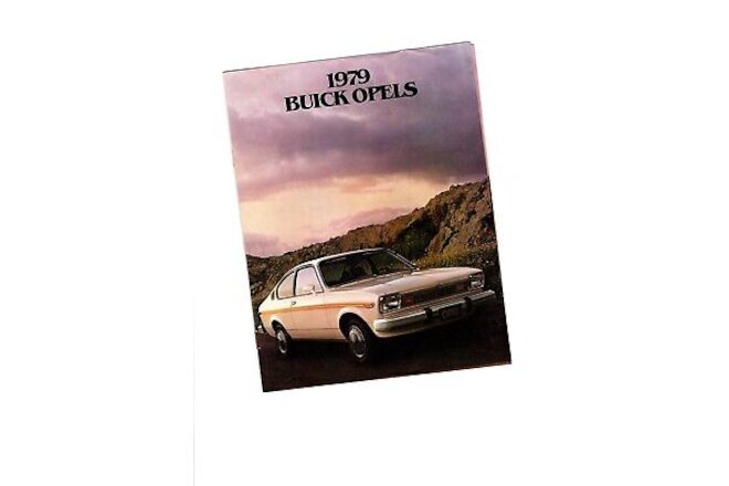 1979 BUICK OPEL Brochure / Catalog: SPORT COUPE,DeLUXE,SEDAN,S/C