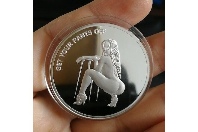 Pretty girl / 1 oz .999 Fine Silver Round Bar Bullion Coin SB1K6
