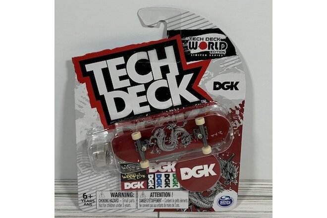 Tech Deck DGK Skateboards World Edition Limited Series Ultra Rare Chase - New