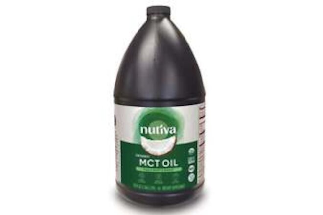 Nutiva organic mct oil with caprylic and capric acids from non-gmo, usda certifi