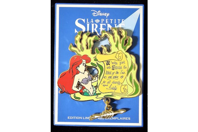 Ariel Ursula Contract The Little Mermaid La Petite Siren DLP Disney LE425 Pin