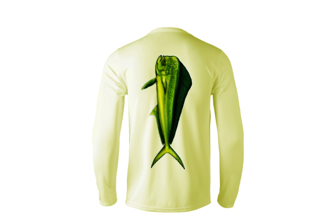 Performance Fishing Shirt UPF Moisture Long Sleeve Microfiber Mahi