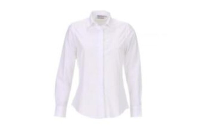 Chef Works - W100-WHT-2XL - Women's White Dress Shirt (2XL)