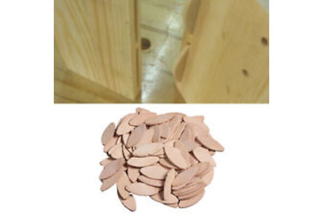 100pcs Joiner Biscuits Solid Wood Convenient to Use Sturdy Solid Wood Wood