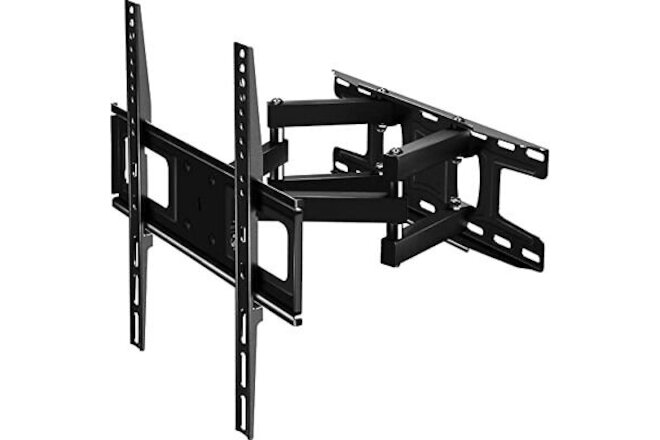 Full Motion TV Wall Mount Bracket with Articulating Dual Arm Swivel and Tilt ...